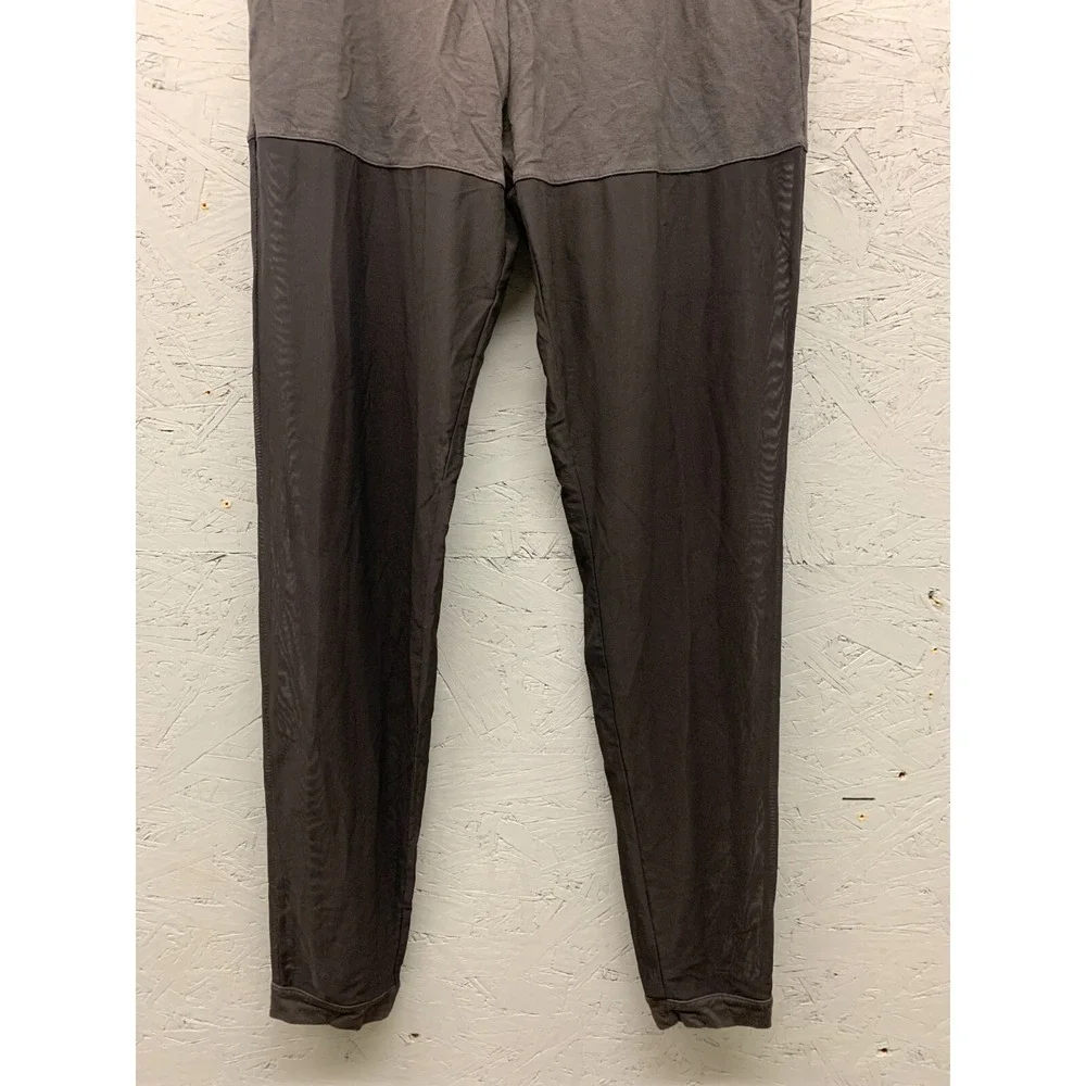 Alo Yoga Mesh Panel Colorblock Pants Womens Size 26 Black Athletic Jogger Gym